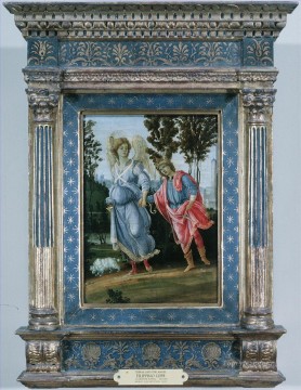  Pino Pintura al %C3%B3leo - Tobías y el ángel Christian Filippino Lippi